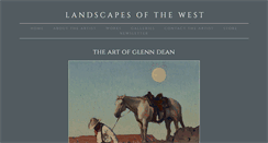 Desktop Screenshot of landscapesofthewest.com